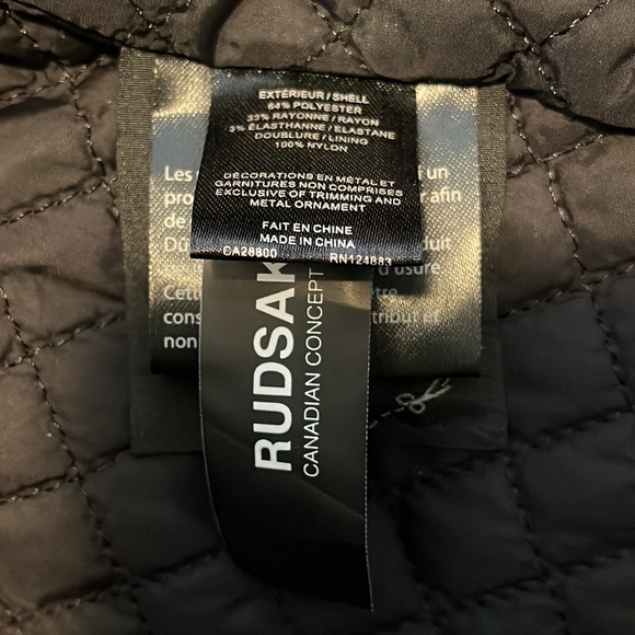 Rudsak Black Lined Jacket Size XS - Picture 15 of 15